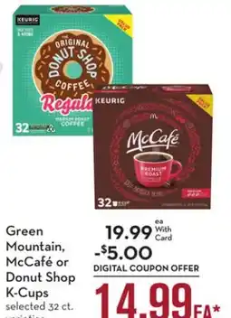 Mariano's Green Mountain, McCafé or Donut Shop K-Cups offer