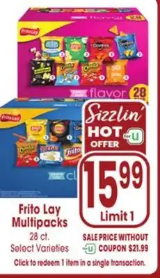 Jewel-Osco Frito Lay Multipacks offer