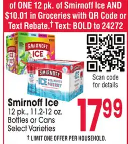 Jewel-Osco Smirnoff Ice offer