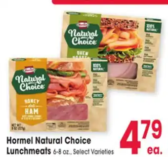 Jewel-Osco Hormel Natural Choice Lunchmeats offer