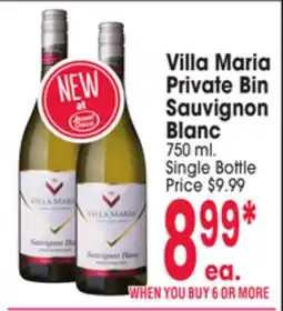 Jewel-Osco Villa Maria Private Bin Sauvignon Blanc offer