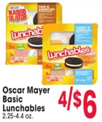 Jewel-Osco Oscar Mayer Basic Lunchables offer