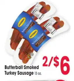 Jewel-Osco Butterball Smoked Turkey Sausage offer