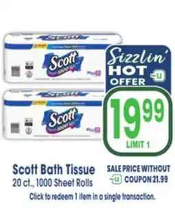 Jewel-Osco Scott Bath Tissue offer