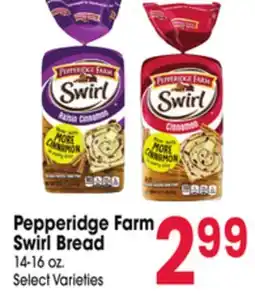 Jewel-Osco Pepperidge Farm Swirl Bread offer