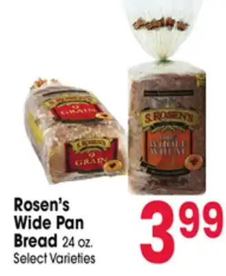 Jewel-Osco Rosen's Wide Pan Bread offer