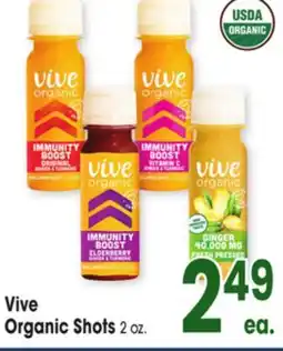 Jewel-Osco Vive Organic Shots offer
