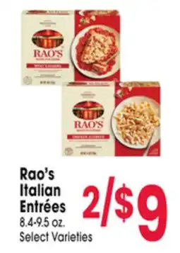 Jewel-Osco Rao's Italian Entrées offer