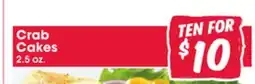 Jewel-Osco Crab Cakes offer