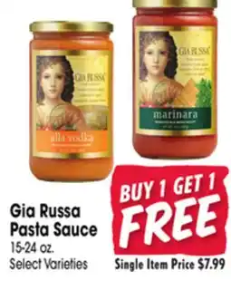Jewel-Osco Gia Russa Pasta Sauce offer