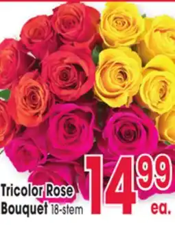 Jewel-Osco Tricolor Rose Bouquet offer