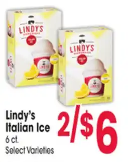Jewel-Osco Lindy's Italian Ice offer