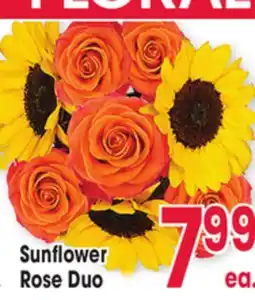 Jewel-Osco Sunflower Rose Duo offer
