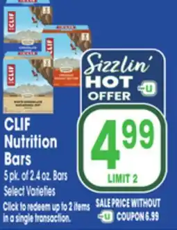 Jewel-Osco CLIF Nutrition Nutrition Bars offer