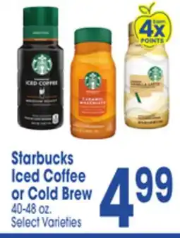 Jewel-Osco Starbucks Iced Coffee or Cold Brew offer