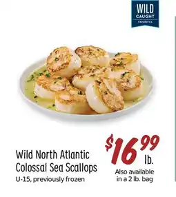 Sprouts Farmers Market Wild North Atlantic Colossal Sea Scallops offer