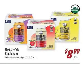 Sprouts Farmers Market Health-Ade Kombucha offer