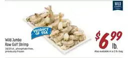Sprouts Farmers Market Wild Jumbo Raw Gulf Shrimp offer