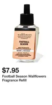 Bath & Body Works Football Season Wallflowers Fragrance Refill offer