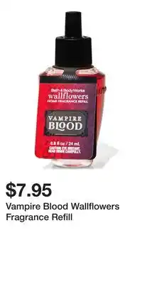 Bath & Body Works Vampire Blood Wallflowers Fragrance Refill offer
