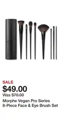 Ulta Beauty Morphe Vegan Pro Series 8-Piece Face & Eye Brush Set offer