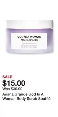 Ulta Beauty Ariana Grande God Is A Woman Body Scrub Soufflé offer