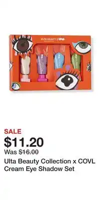 Ulta Beauty Ulta Beauty Collection x COVL Cream Eye Shadow Set offer