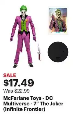 Best Buy McFarlane Toys - DC Multiverse - 7 The Joker (Infinite Frontier) offer