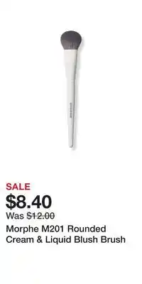 Ulta Beauty Morphe M201 Rounded Cream & Liquid Blush Brush offer