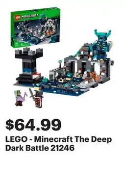 Best Buy LEGO - Minecraft The Deep Dark Battle 21246 offer