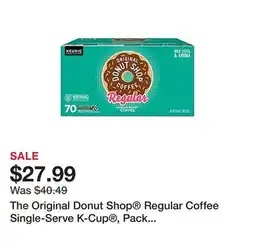 Office Depot The Original Donut Shop Regular Coffee Single-Serve K-Cup , Pack of 70 Pods offer