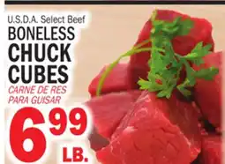 Bravo Supermarkets BONELESS CHUCK CUBES offer