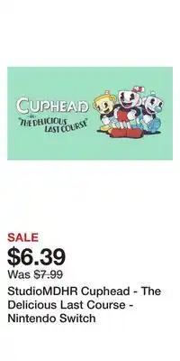 Game Stop StudioMDHR Cuphead - The Delicious Last Course - Nintendo Switch offer
