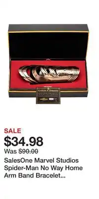 Game Stop SalesOne Marvel Studios Spider-Man No Way Home Arm Band Bracelet with Decorative Box GameStop Exclusive offer