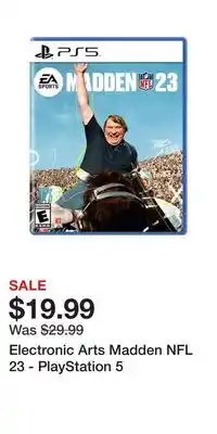 Game Stop Electronic Arts Madden NFL 23 - PlayStation 5 offer