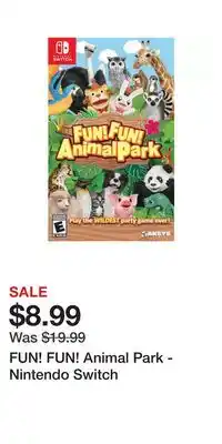 Game Stop FUN! FUN! Animal Park - Nintendo Switch offer
