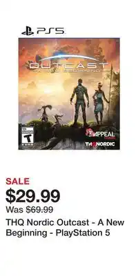 Game Stop THQ Nordic Outcast - A New Beginning - PlayStation 5 offer