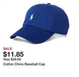 Belk Cotton Chino Baseball Cap offer