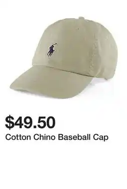 Belk Cotton Chino Baseball Cap offer
