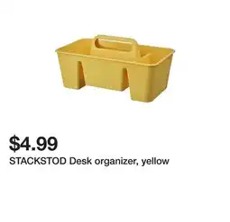 Ikea STACKSTOD Desk organizer, yellow offer