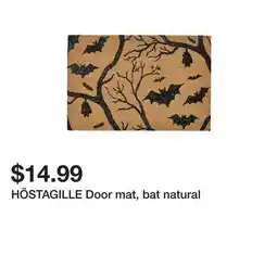 Ikea HÖSTAGILLE Door mat, bat natural offer