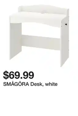 Ikea SMÅGÖRA Desk, white offer