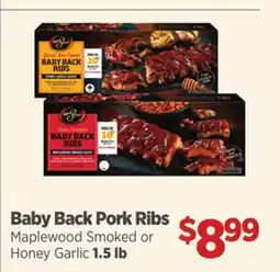 Gordon Food Services Baby Back Pork Ribs offer