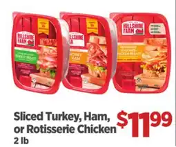 Gordon Food Services Sliced Turkey, Ham, or Rotisserie Chicken offer