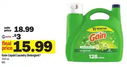 Meijer Gain Liquid Laundry Detergent offer