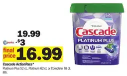 Meijer Cascade ActionPacs offer