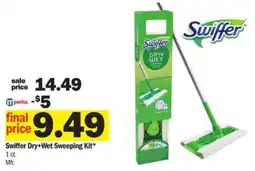Meijer Swiffer Dry+Wet Sweeping Kit offer