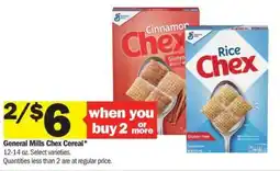 Meijer General Mills Chex Cereal offer