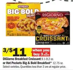 Meijer DiGiorno Breakfast Croissant 9.1-9.2 oz. offer