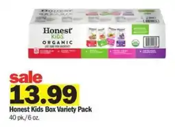 Meijer Honest Kids Box Variety Pack offer